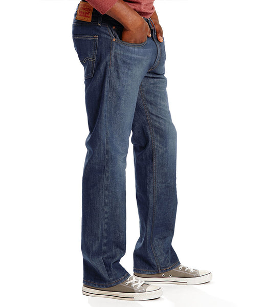 LEVI'S 559 RELAXED STRAIGHT STRETCH JEANS - STEELY BLUE